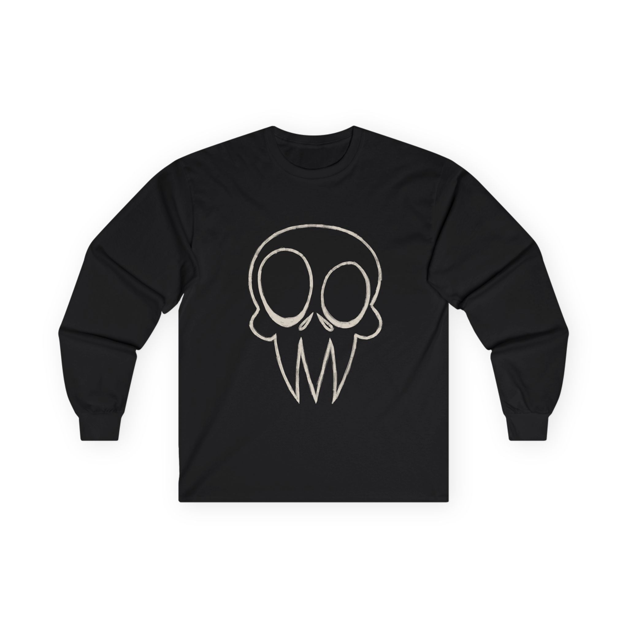 Skull Unisex Long Sleeve Cotton Tee