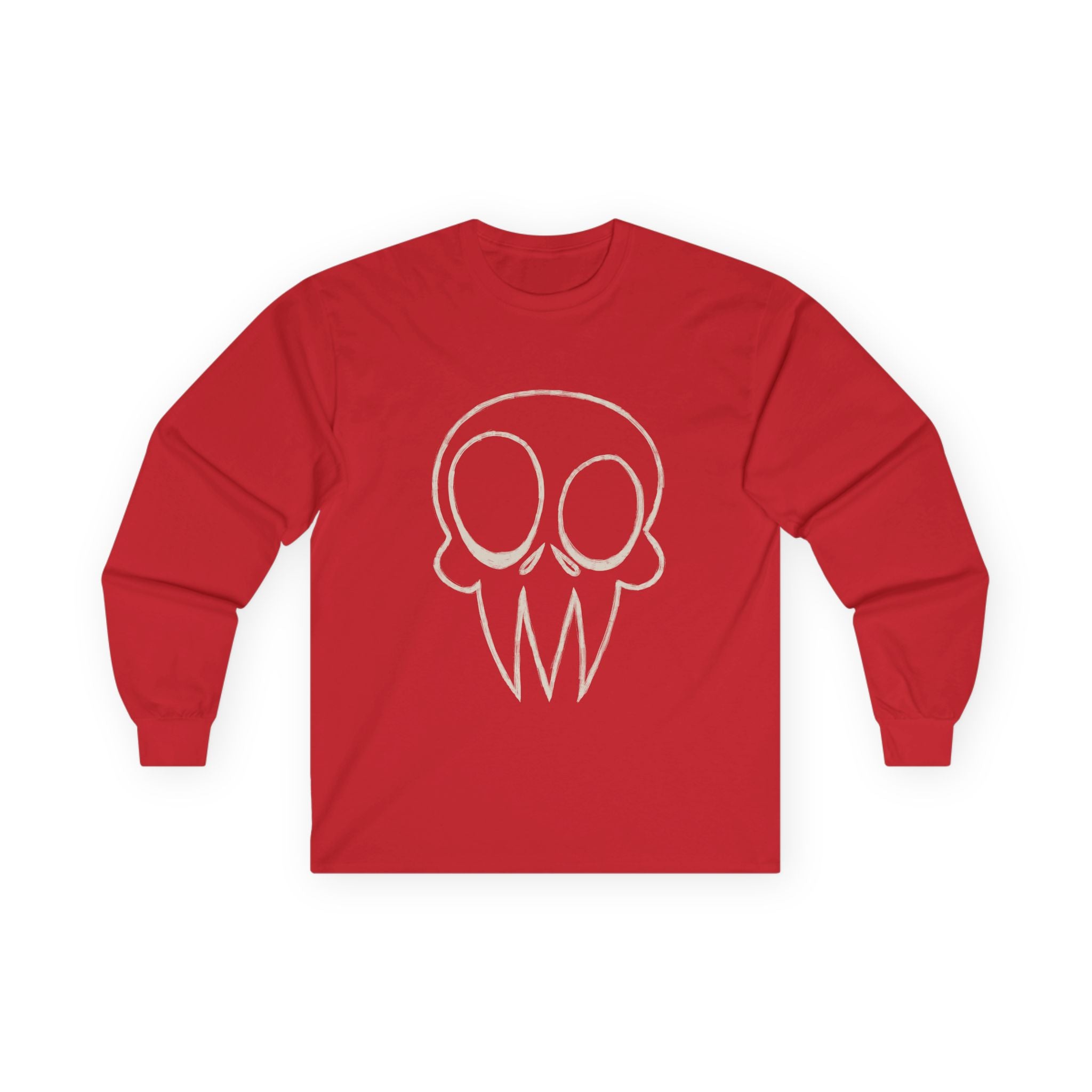 Skull Unisex Long Sleeve Cotton Tee