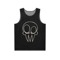 Men's Graphic Skull Black Tank (AOP)