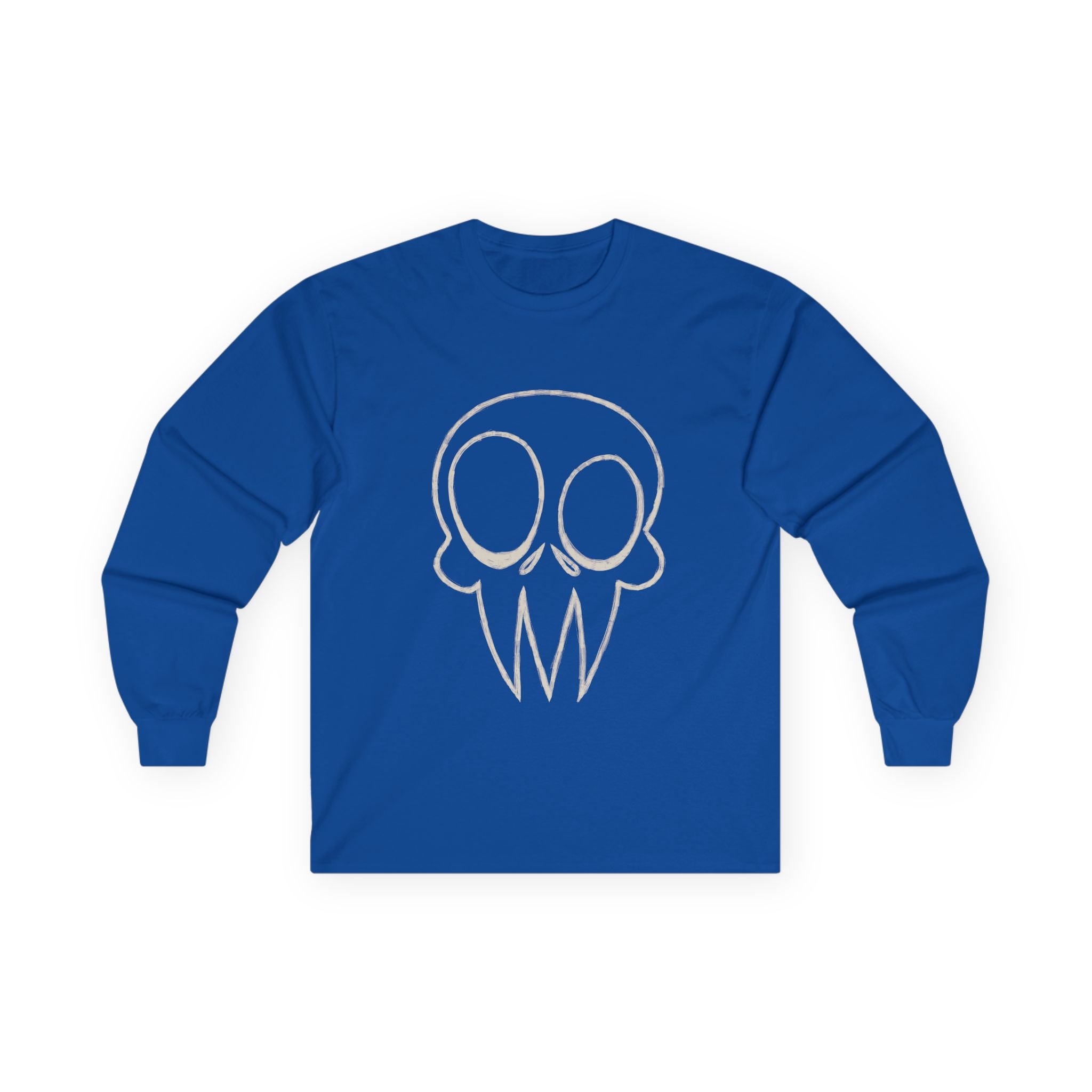 Skull Unisex Long Sleeve Cotton Tee
