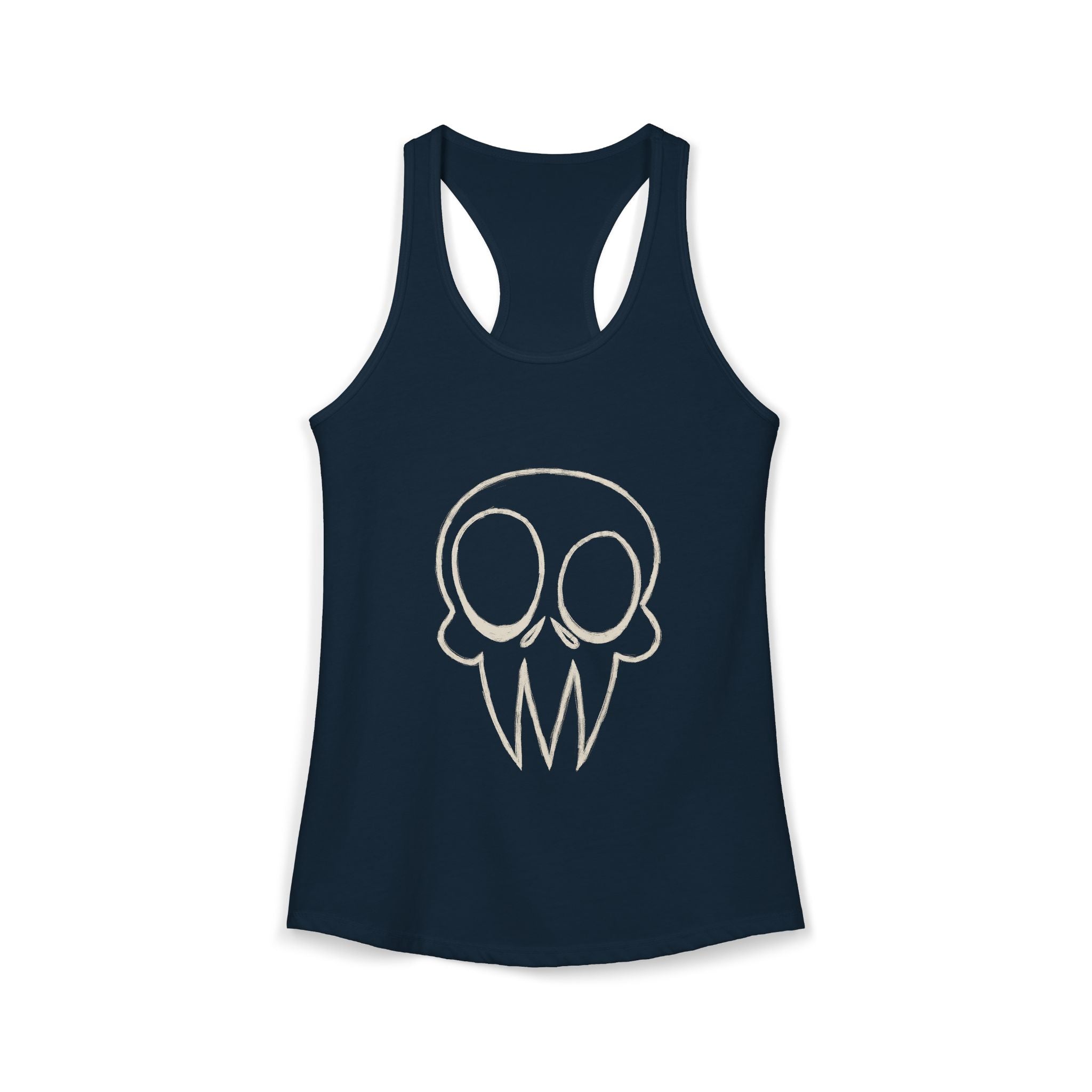 Skull Graphic Women's Ideal Racerback Tank Multiple Colors