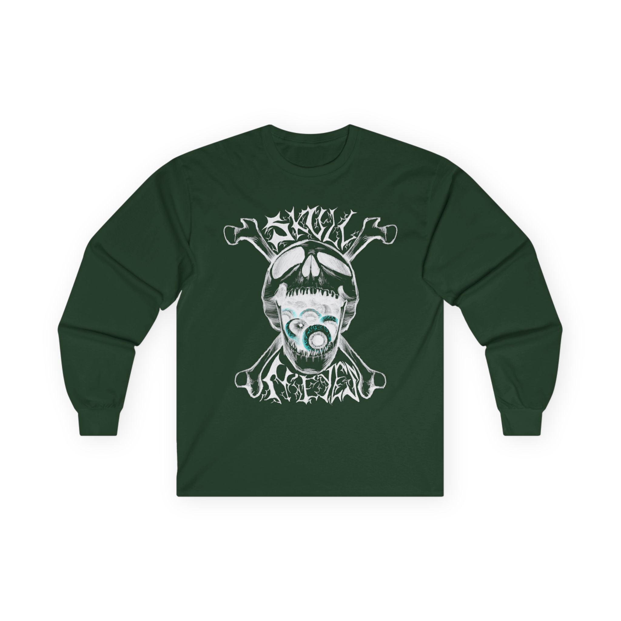 Long Sleeve SKULL N’ EYES Unisex Ultra Cotton Tee