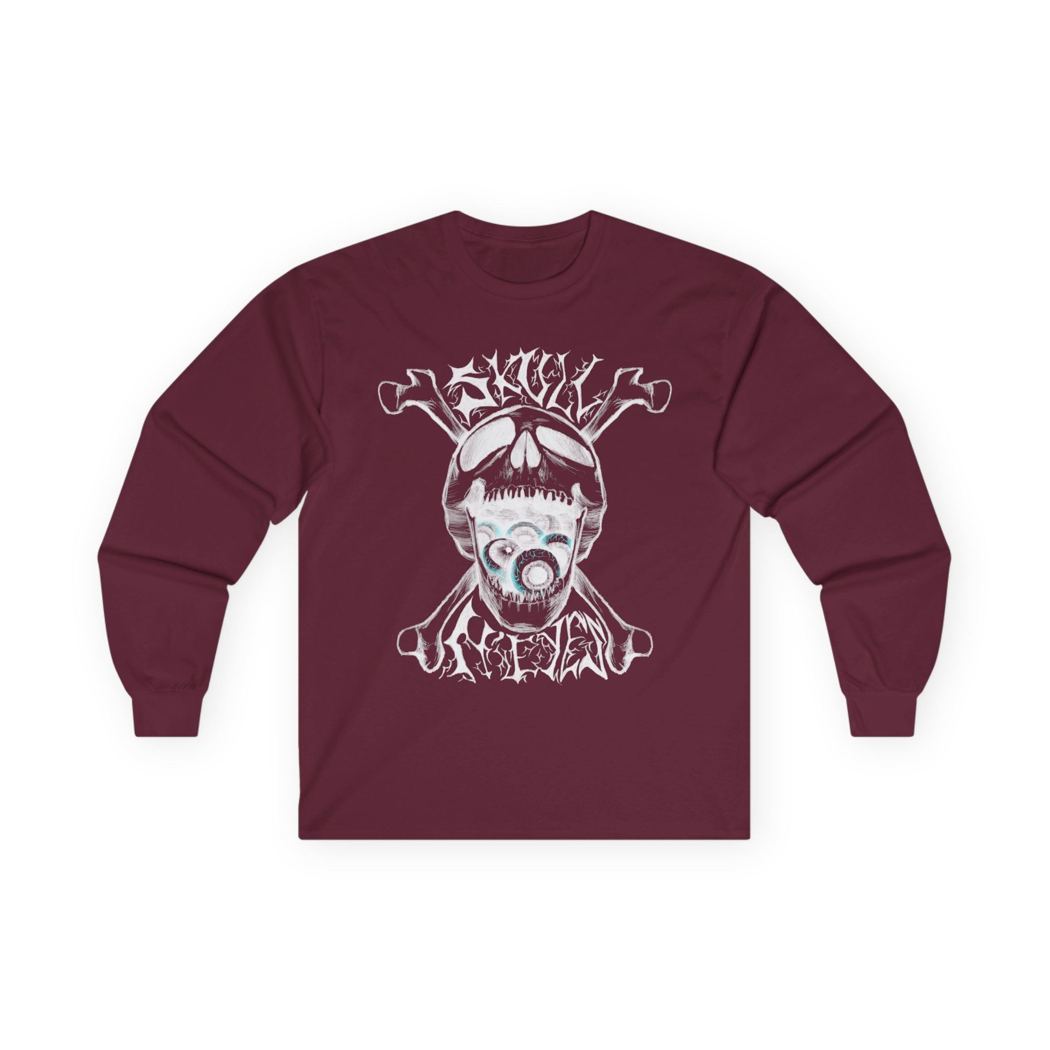 Long Sleeve SKULL N’ EYES Unisex Ultra Cotton Tee