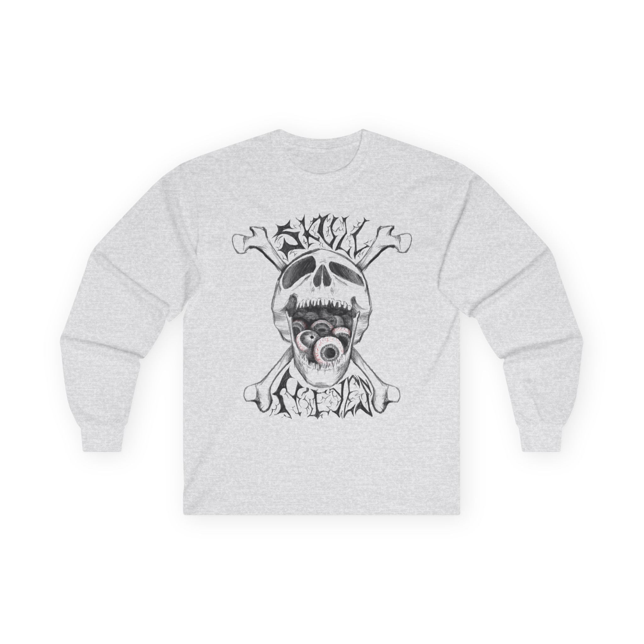 Long Sleeve SKULL N’ EYES Unisex Ultra Cotton Tee