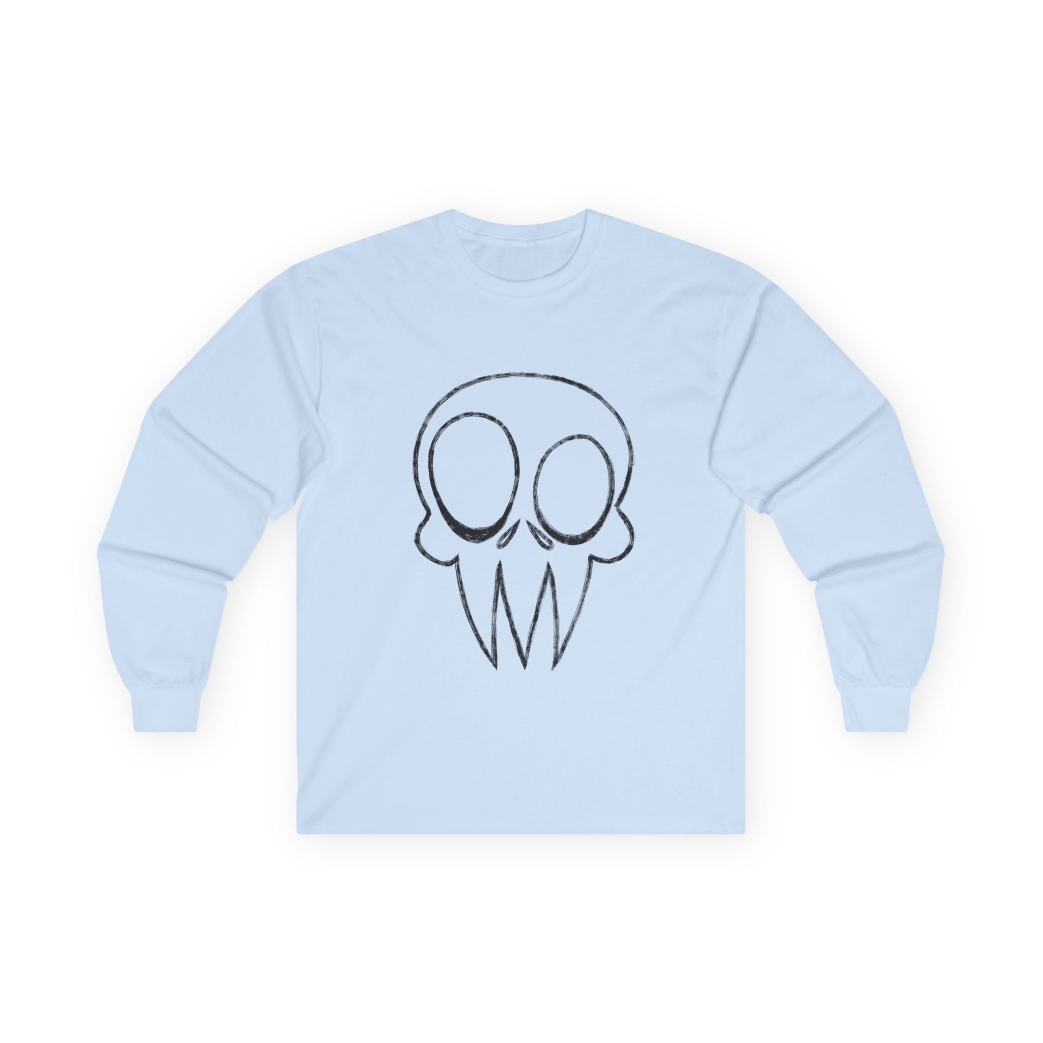 Skull Unisex Long Sleeve Cotton Tee