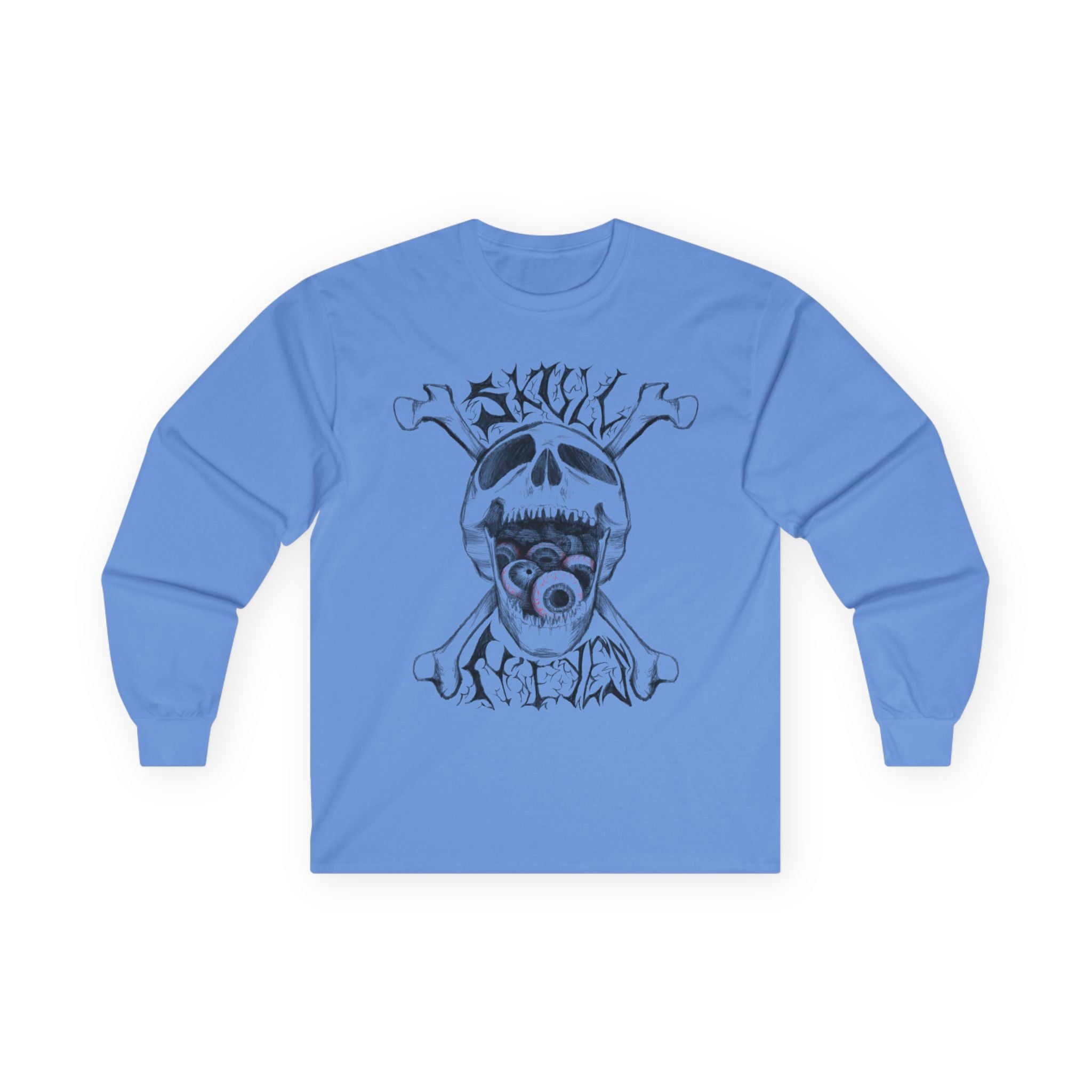 Long Sleeve SKULL N’ EYES Unisex Ultra Cotton Tee