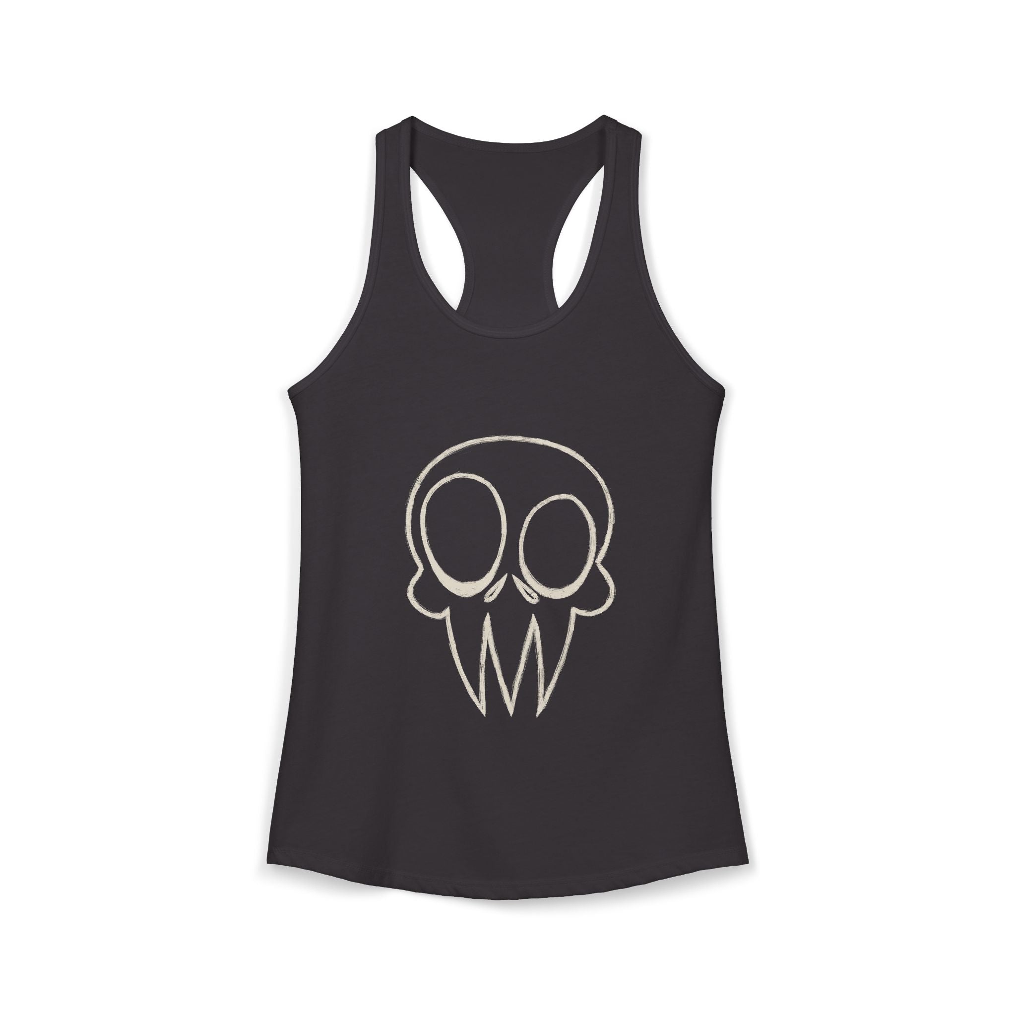 Skull Graphic Women's Ideal Racerback Tank Multiple Colors
