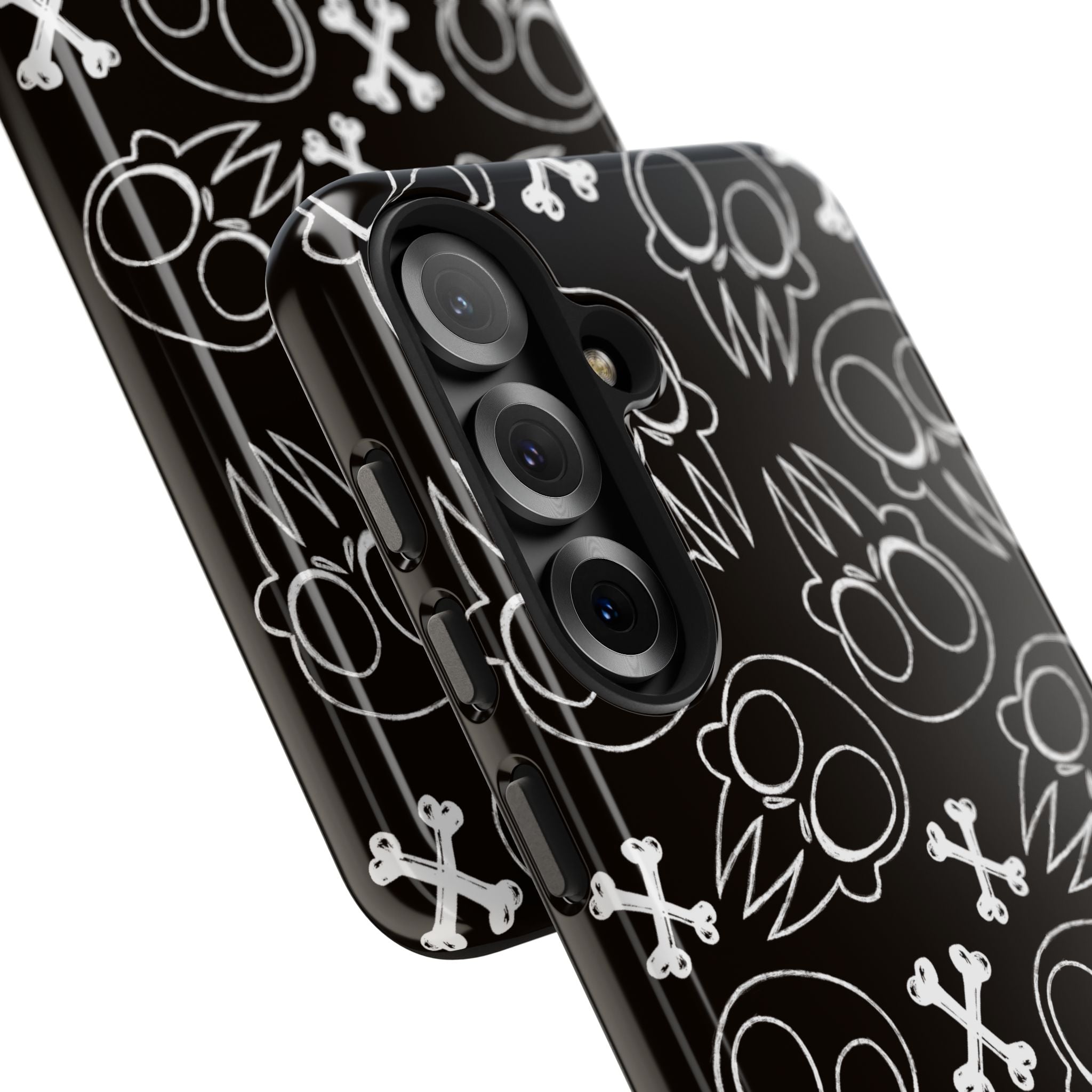 Samsung and iPhone All Over Skull Print Tough Phone Cases | Multiple models