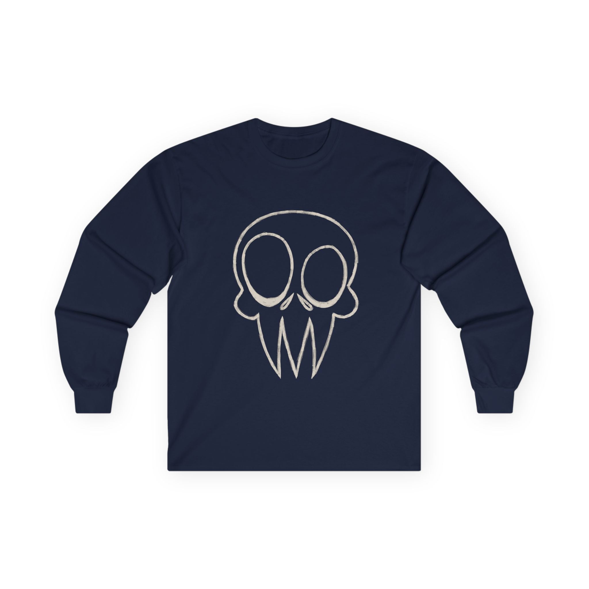 Skull Unisex Long Sleeve Cotton Tee