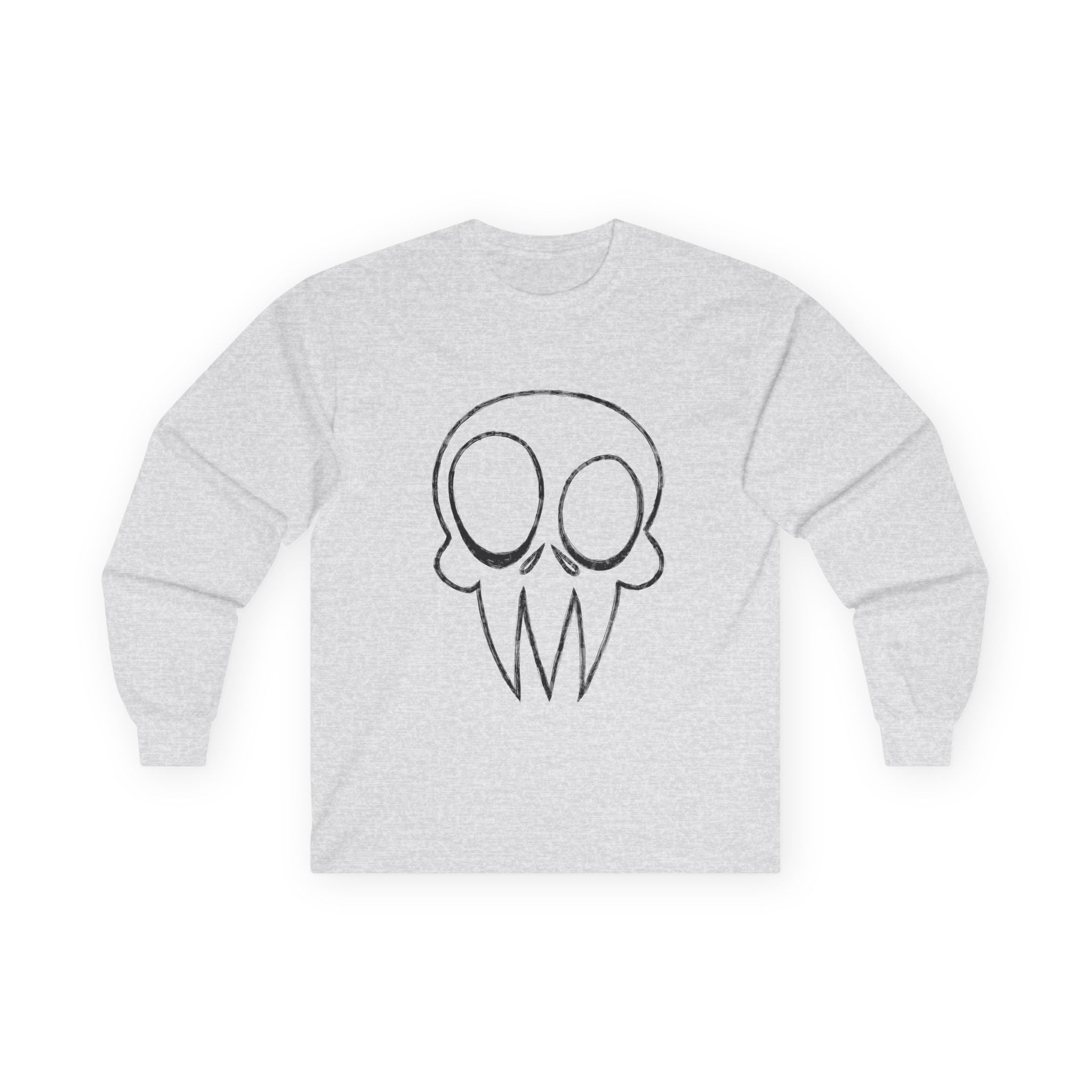 Skull Unisex Long Sleeve Cotton Tee