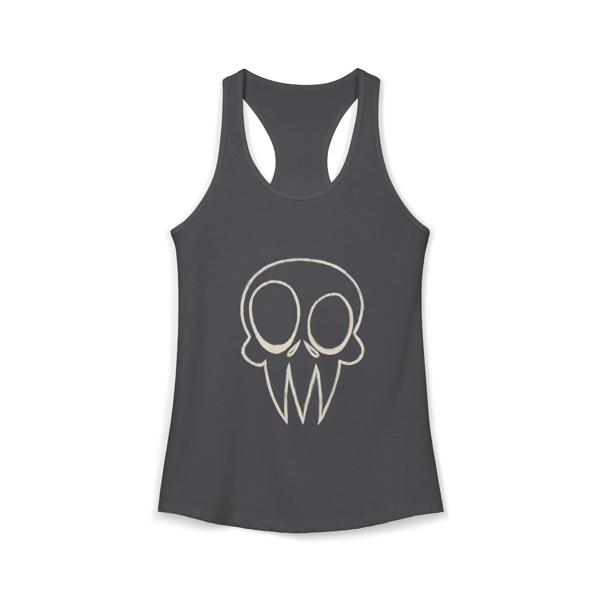 Skull Graphic Women's Ideal Racerback Tank Multiple Colors