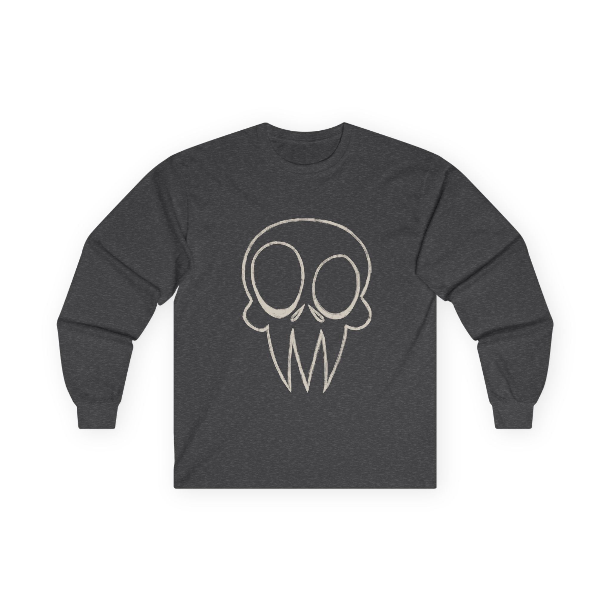 Skull Unisex Long Sleeve Cotton Tee