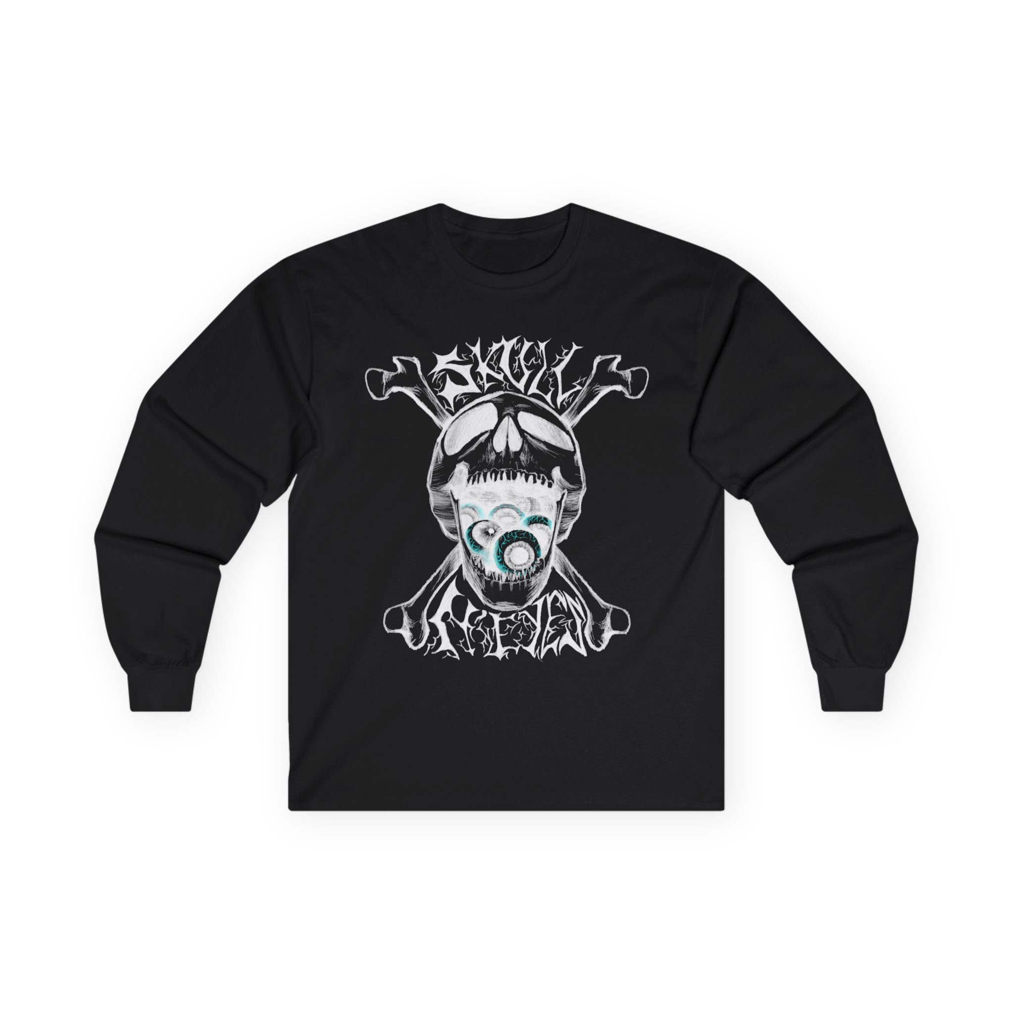 Long Sleeve SKULL N’ EYES Unisex Ultra Cotton Tee