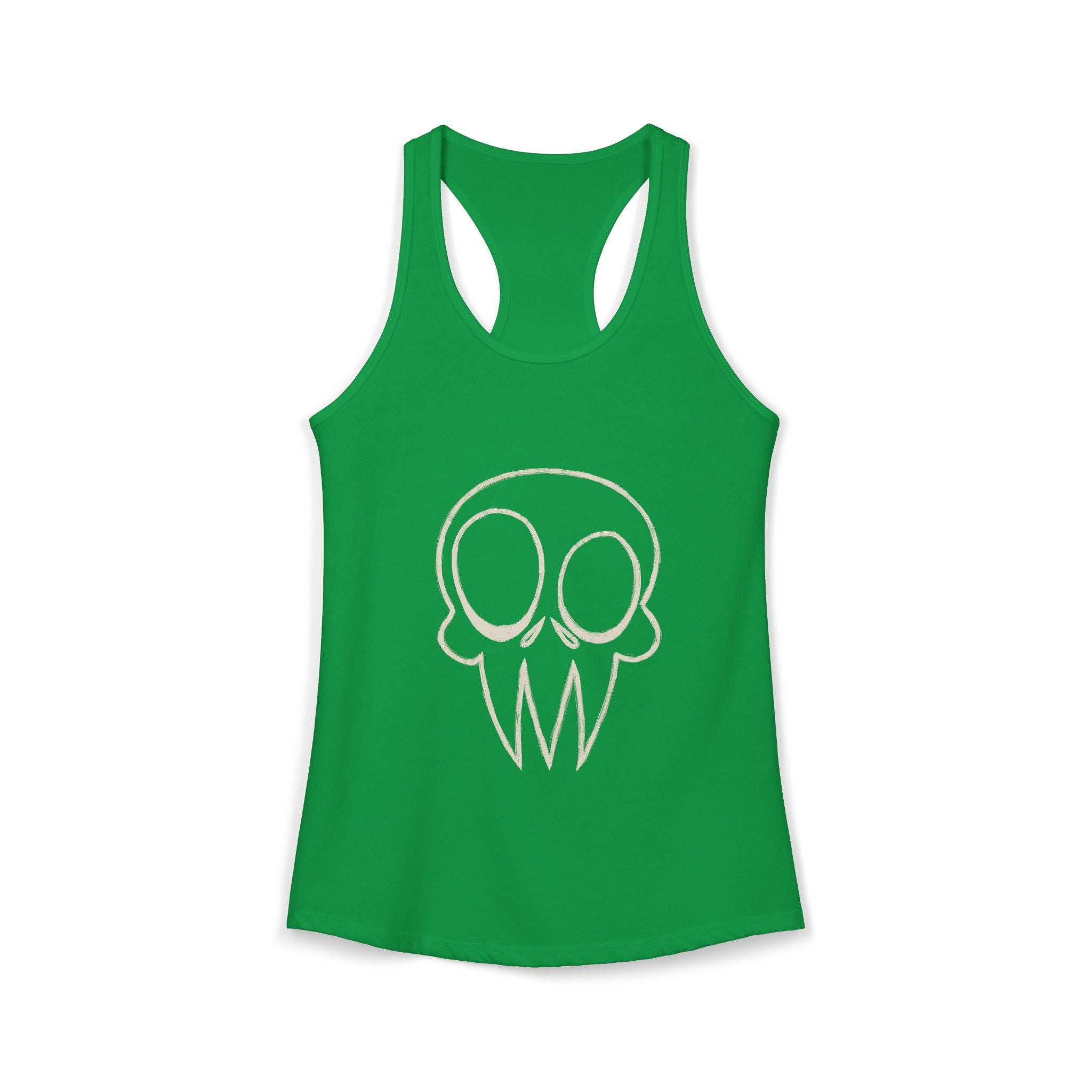 Skull Graphic Women's Ideal Racerback Tank Multiple Colors