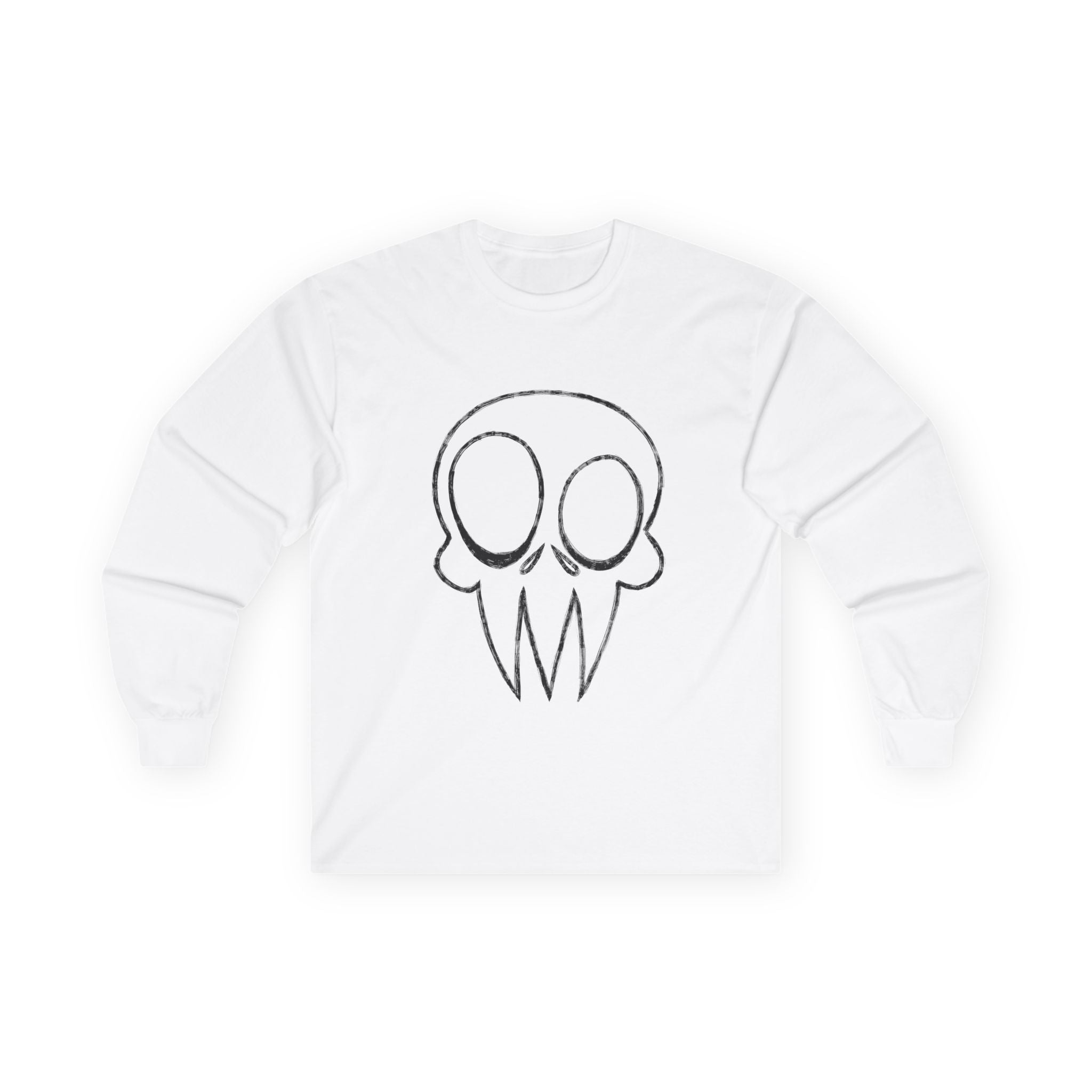 Skull Unisex Long Sleeve Cotton Tee