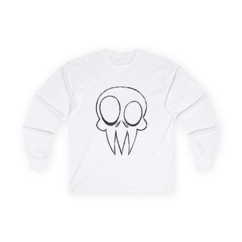 Skull Unisex Long Sleeve Cotton Tee