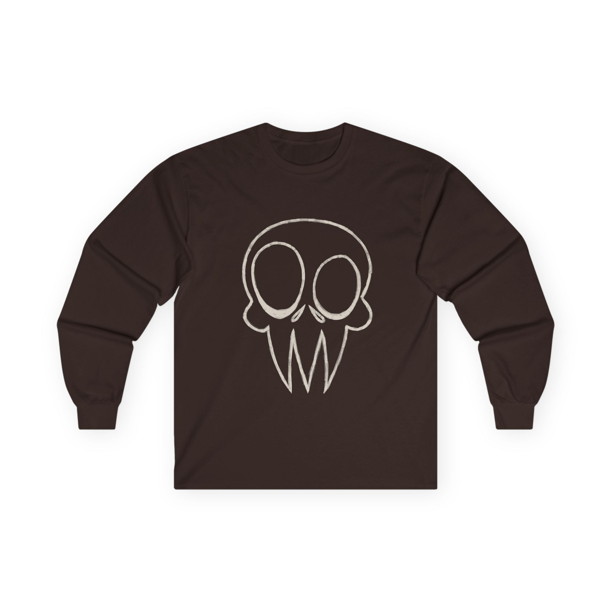 Skull Unisex Long Sleeve Cotton Tee