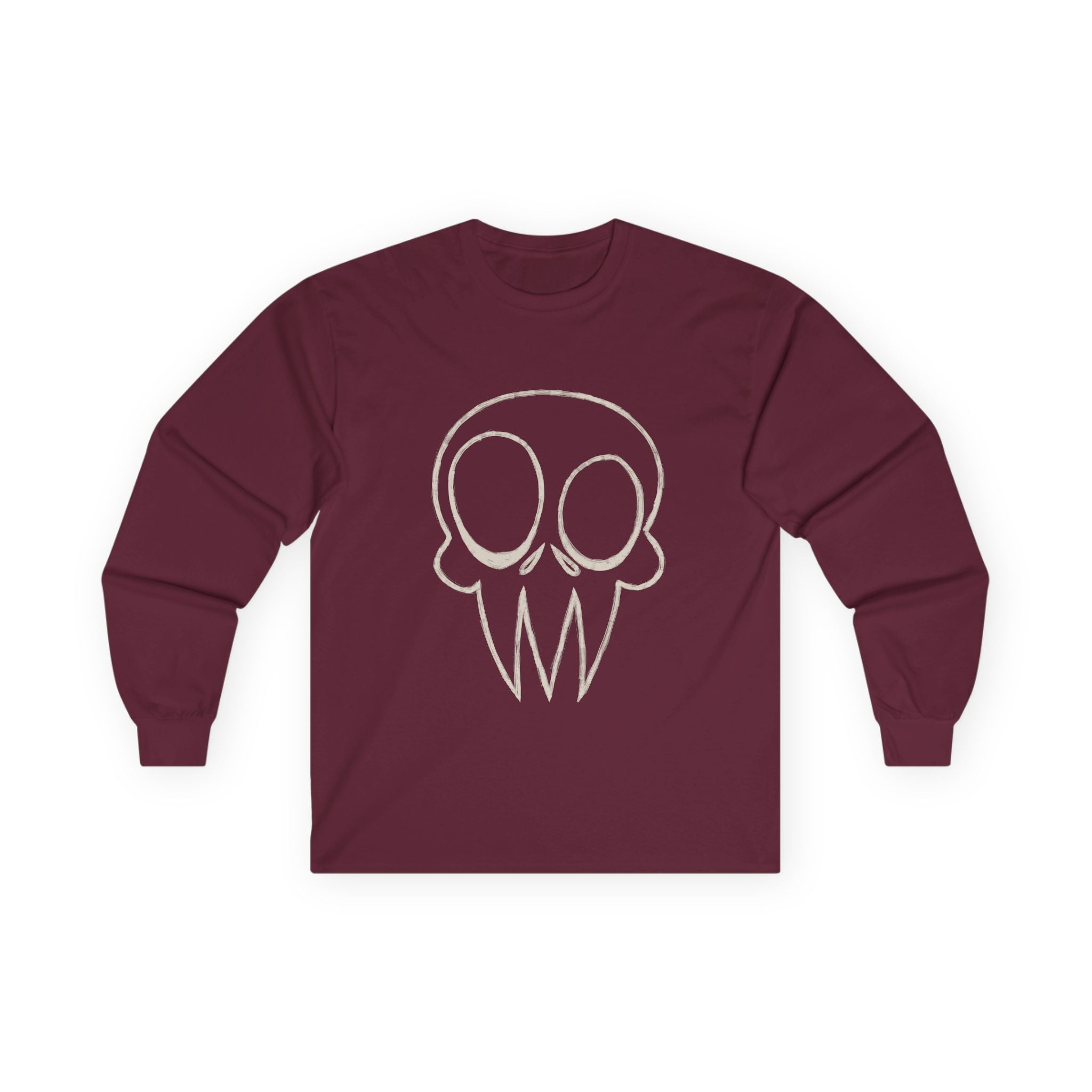 Skull Unisex Long Sleeve Cotton Tee