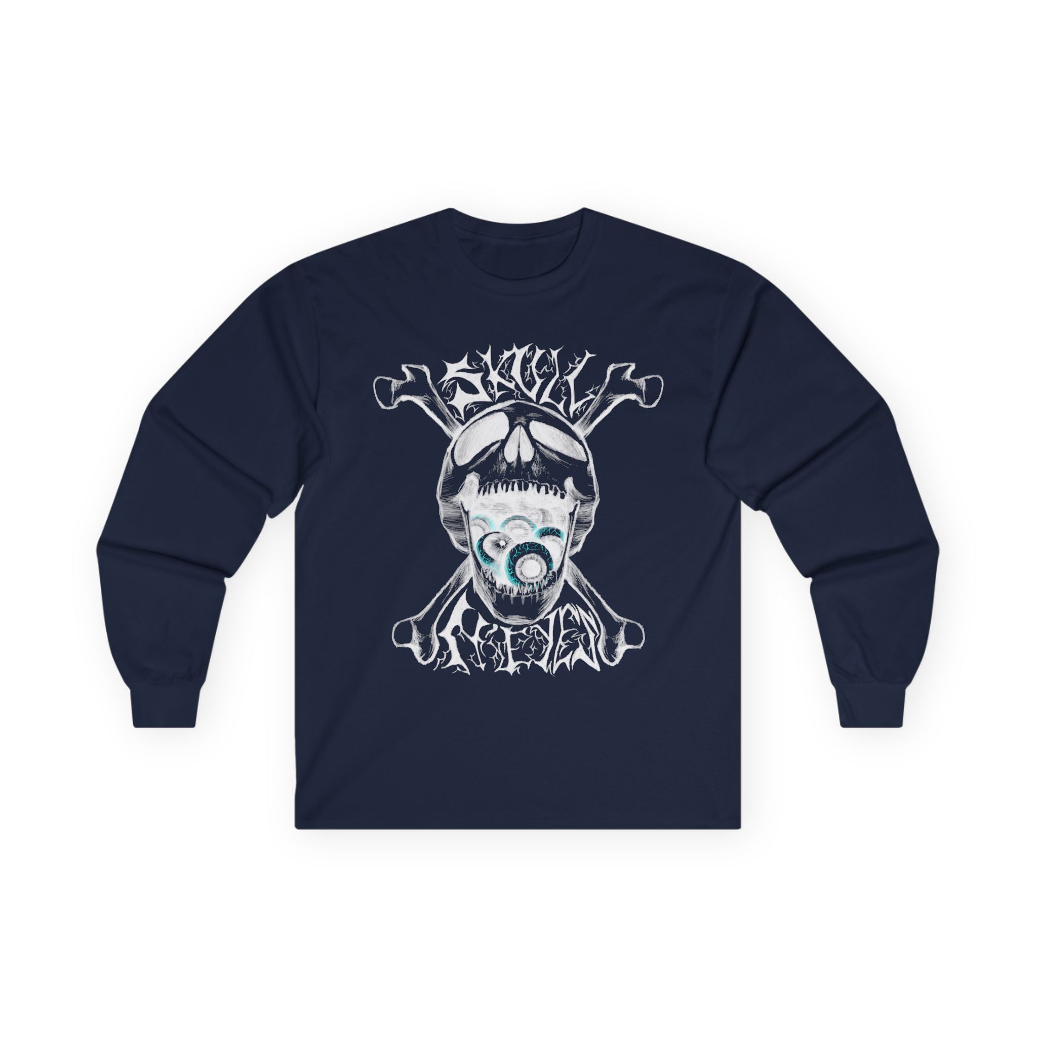 Long Sleeve SKULL N’ EYES Unisex Ultra Cotton Tee