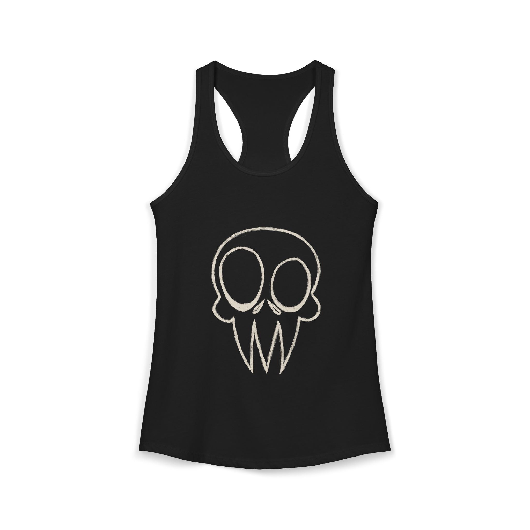 Skull Graphic Women's Ideal Racerback Tank Multiple Colors