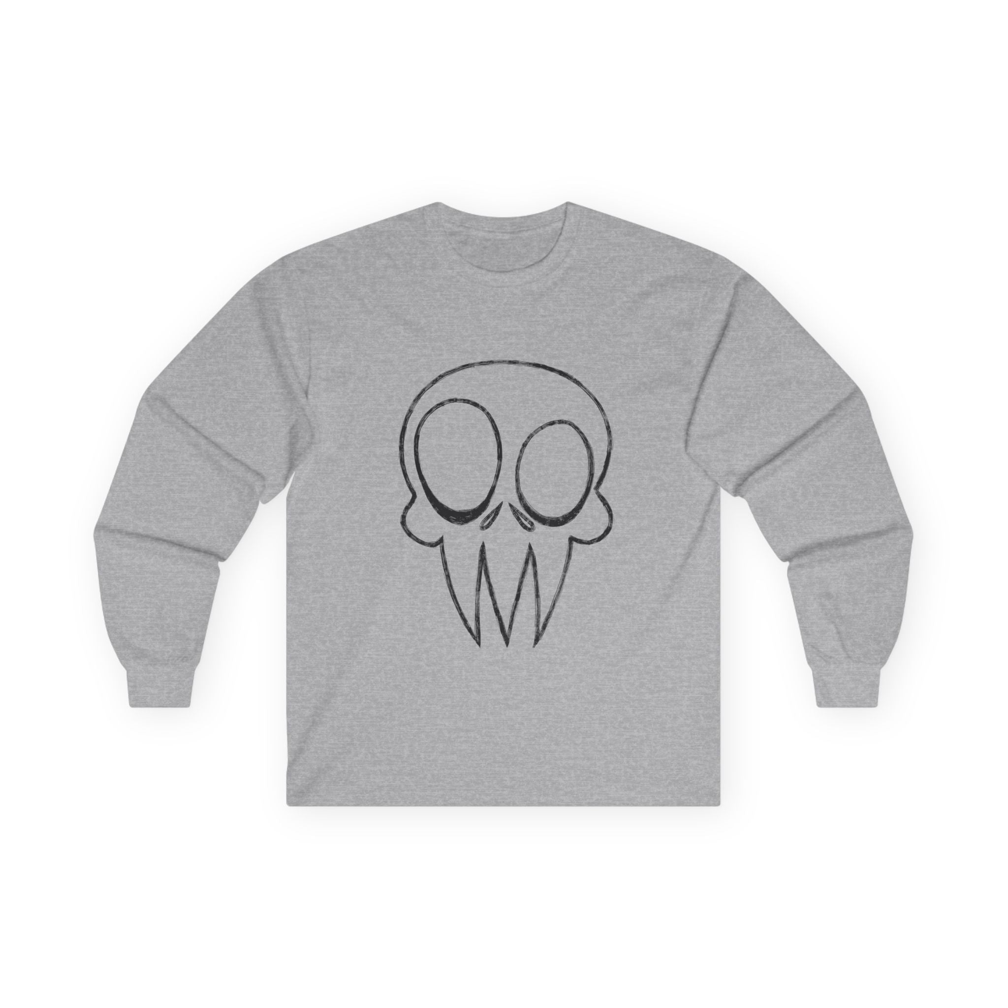 Skull Unisex Long Sleeve Cotton Tee
