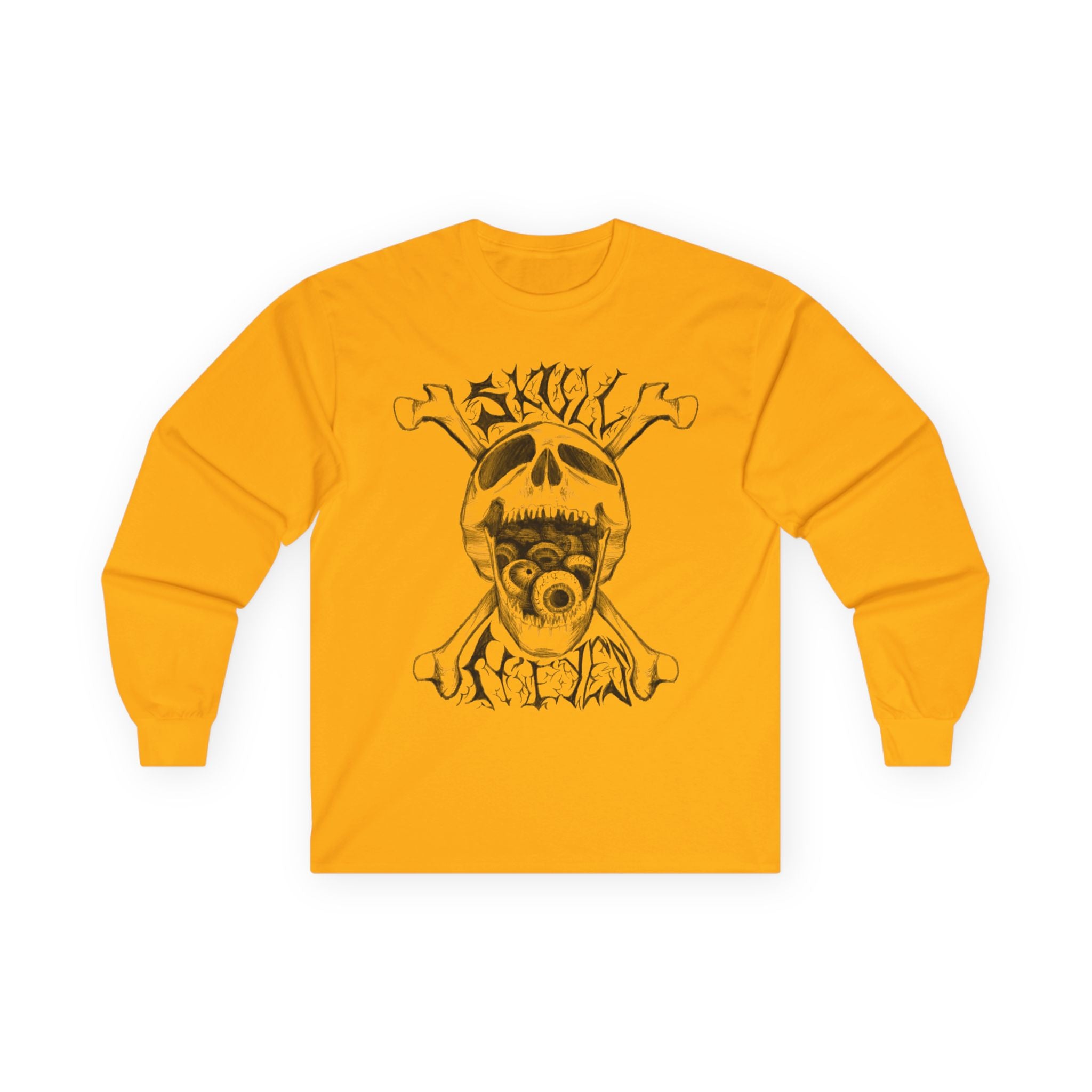 Long Sleeve SKULL N’ EYES Unisex Ultra Cotton Tee