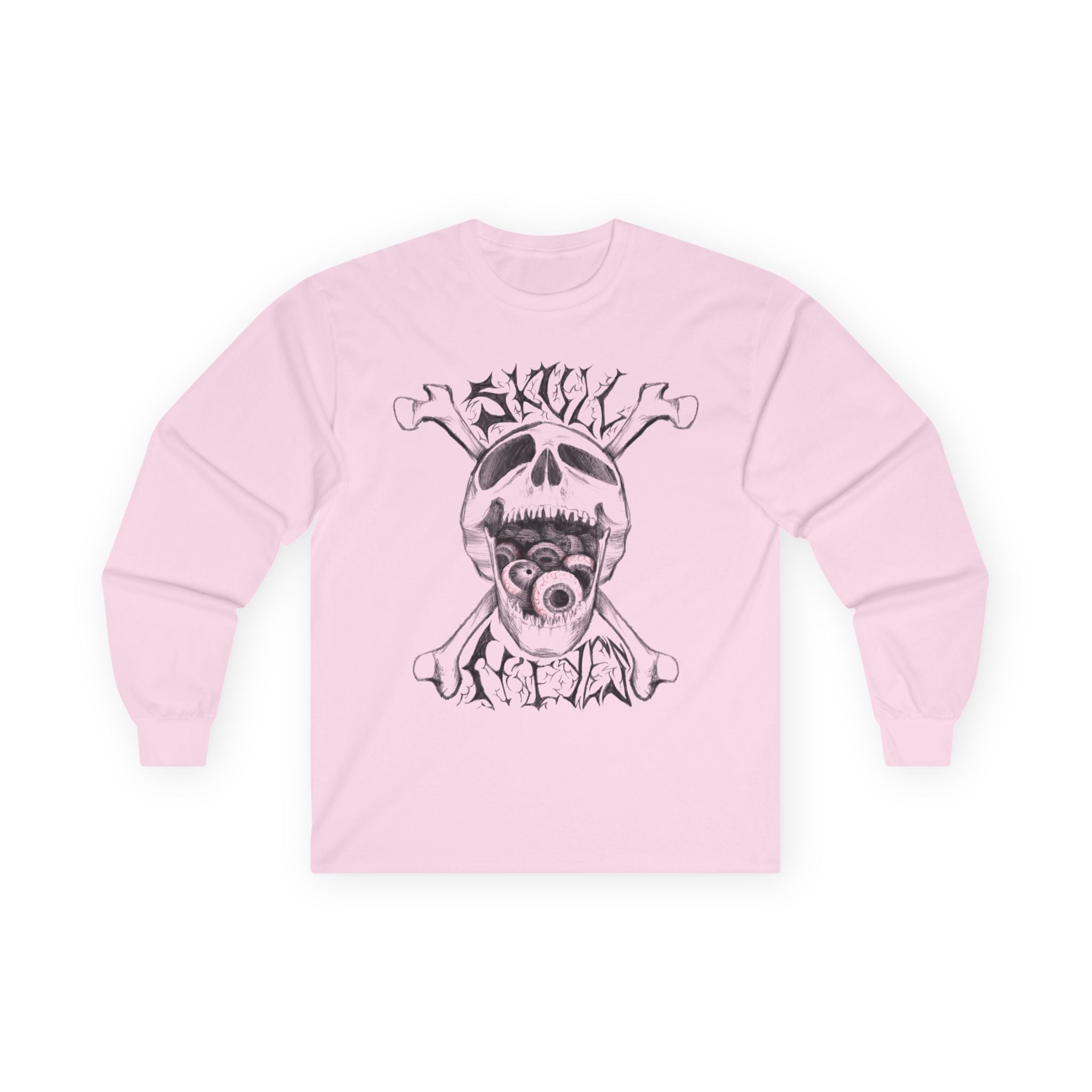 Long Sleeve SKULL N’ EYES Unisex Ultra Cotton Tee
