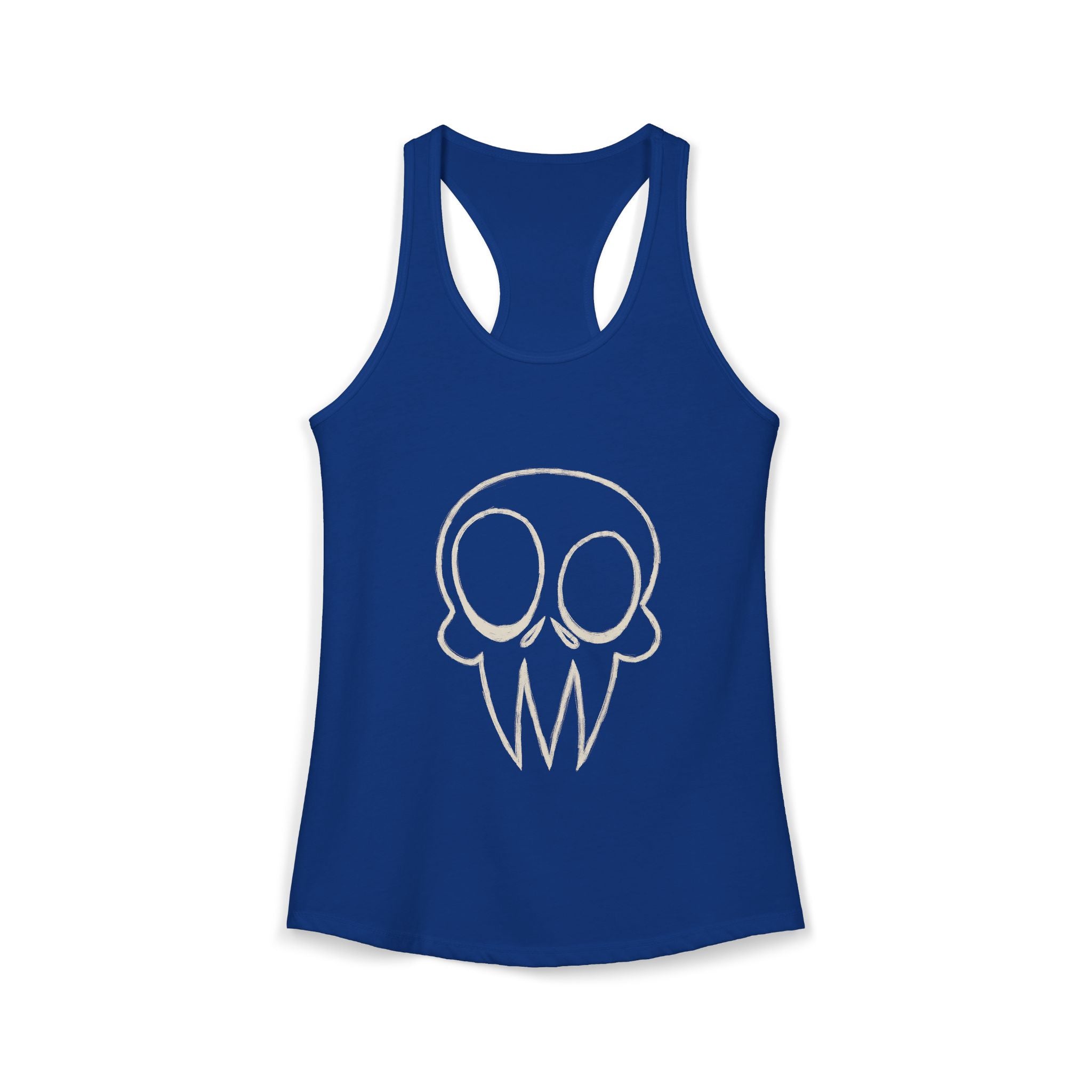 Skull Graphic Women's Ideal Racerback Tank Multiple Colors