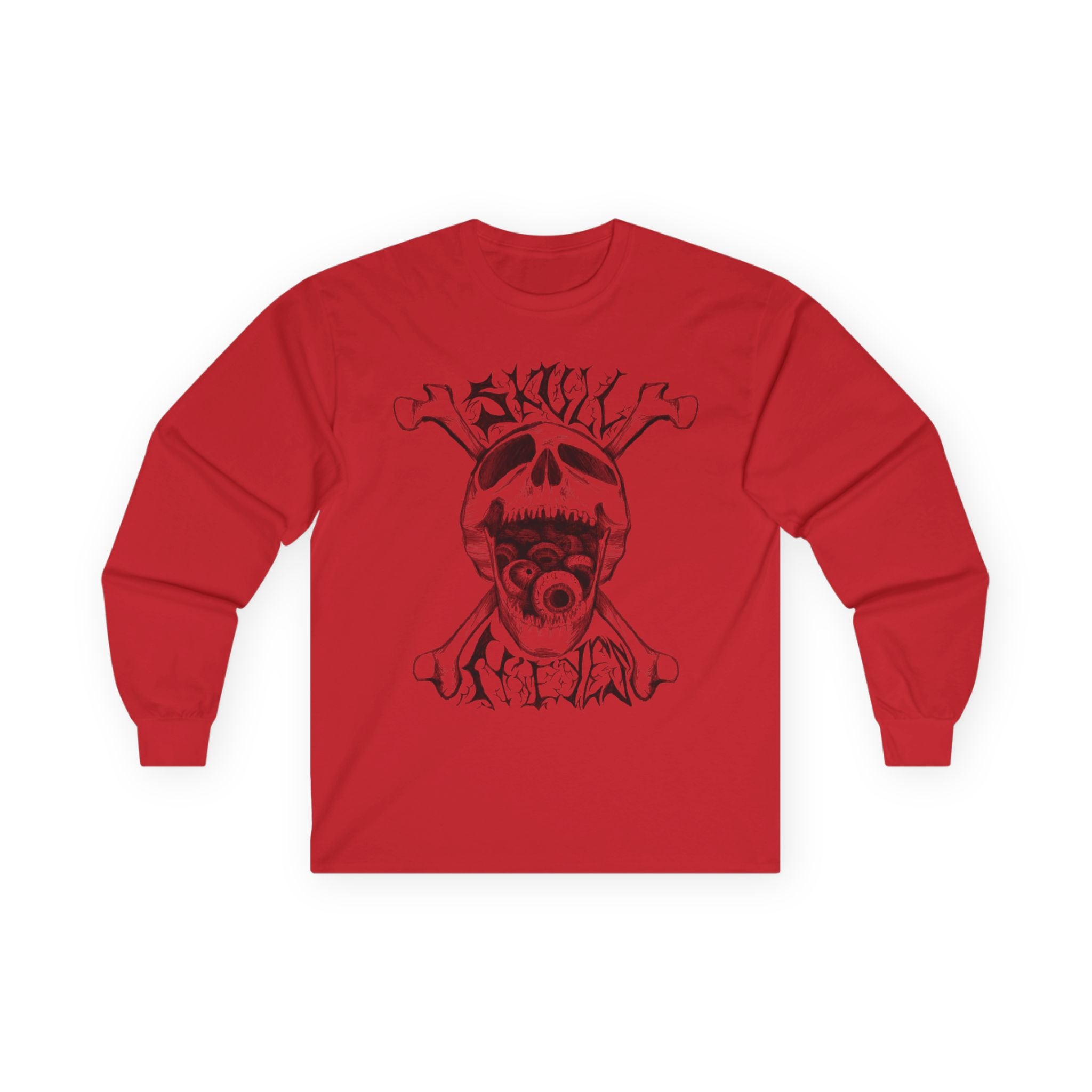 Long Sleeve SKULL N’ EYES Unisex Ultra Cotton Tee