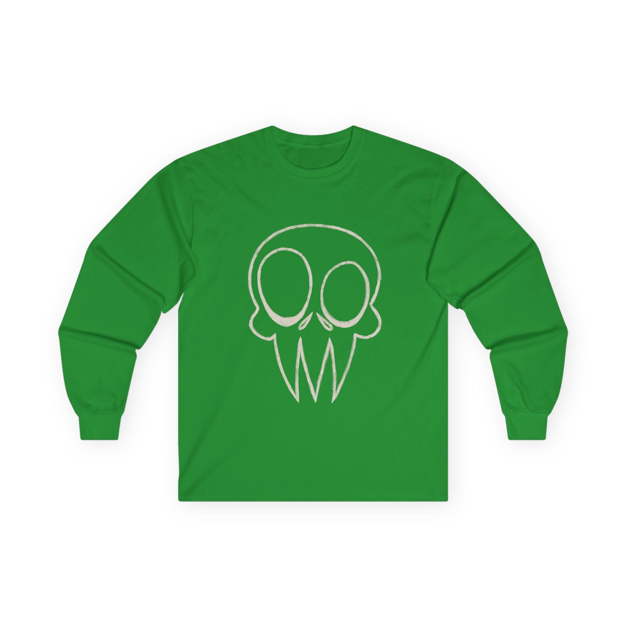 Skull Unisex Long Sleeve Cotton Tee