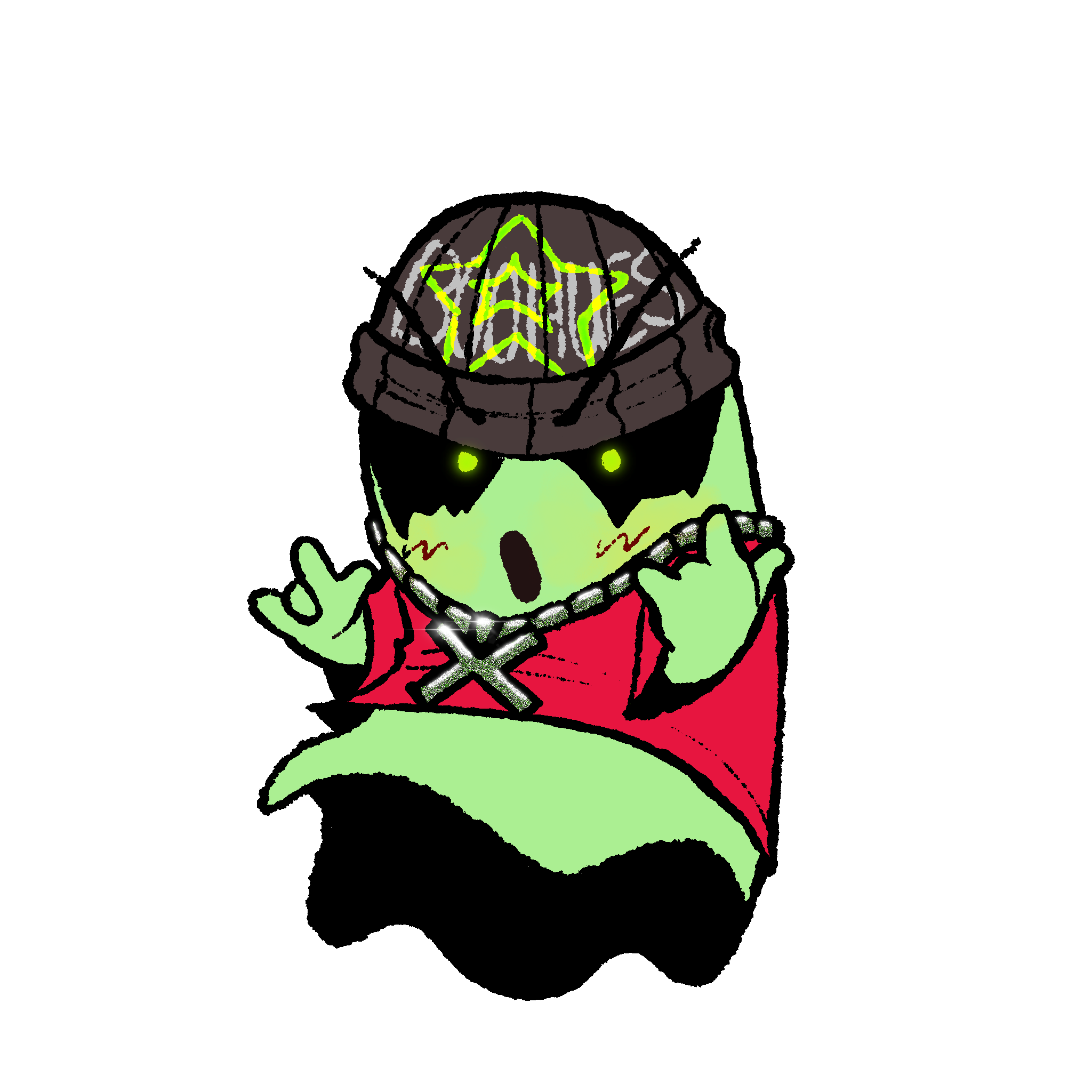 Ghost Sticker 2.5” x 2.5”