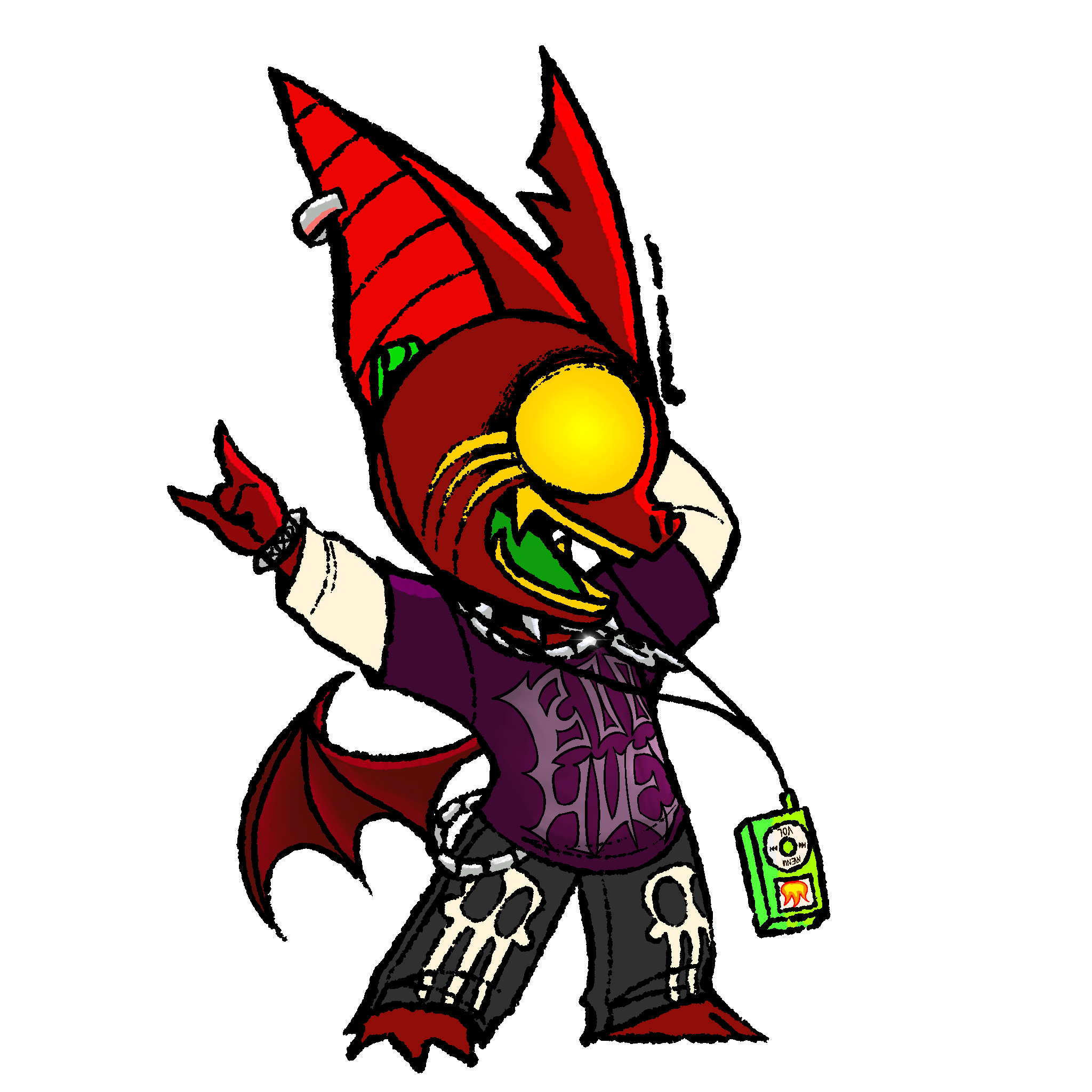 Bat Sticker 2.5” x 2.5”